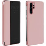 AVIZAR Zašcitna torbica z velikim okencem za ogled - rožnato zlato str. Huawei P30 Pro, (20600379) | Shoptok.si