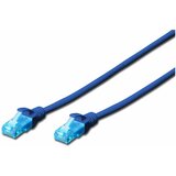 Digitus DK-1511-050/B RJ45 omrežni kabel\, Patch kabel CAT 5e U/UTP 5.00 m modra 1 kos, (20421608) | Shoptok.si