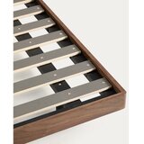 Kave Home Smeđi bračni krevet od masivne breze s podnicom 180x200 cm Norlen – | shoptok.hr