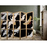  Japanski paravan - Cranes at Night - Golden-White Birds Flying Away on a Black Background 225x172 | shoptok.hr