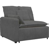  Modularna sofa s jastucima, korduro tkanina, tamno siva | shoptok.hr