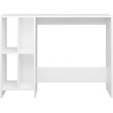  Stol za prijenosno računalo bijeli 102,5 x 35 x 75 cm drveni | shoptok.hr
