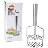 INF Dvojni nerjaveči tlačni pretlačevalec za krompir, 24cm, siv, (5000213146) | Shoptok.si