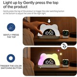 BEAUTIEBEAM otroška digitalna budilka z RGB lučko | Shoptok.si