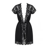 Obsessive 810-PEI-1 Peignoir Black L/XL | shoptok.hr