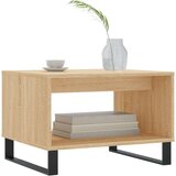vidaXL Klubska mizica sonoma hrast 60x50x40 cm inženirski les | Shoptok.si
