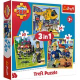 Trefl sestavljanke 3v1 gasilec 34844 | Shoptok.si