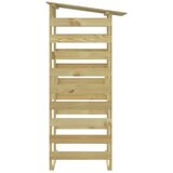  Pergola s streho 3 kosi 100x90x200 cm impregnirana borovina, (20758347) | Shoptok.si