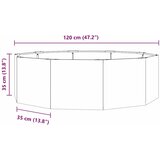  Sadilica Srebrno 120 x 120 x 35 cm Nehrđajući čelik | shoptok.hr