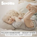 Sensillo Bambus pelena 3 kom jež plava 70x80 | shoptok.hr