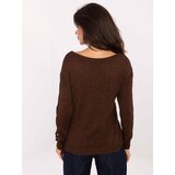 Italy Moda Sweater-MI-SW-1606.96-dark brown | shoptok.hr