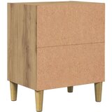 vidaXL Noćni ormarić Artisan hrast 40x30x50 cm izrađeno drvo | shoptok.hr