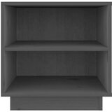 vidaXL noćni ormarići 2 kom sivi 40 x 34 x 40 cm od masivne borovine | shoptok.hr