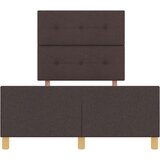  Postelja Temno Rjava 120x200 cm Tkanina, (22049372) | Shoptok.si