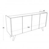 Hanah home konzolna komoda Petra | Eponuda.com