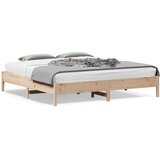vidaXL Posteljni okvir 200x200 cm trdna borovina Cene