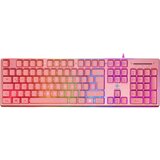  Deltaco Gaming GAM-021-RGB-P-DE keyboard USB QWERTZ German Pink | shoptok.hr