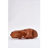 Zazoo Leather Heeled Sandals | Shoptok.si