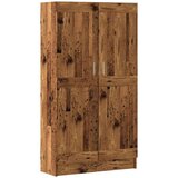 vidaXL Knjižna omara starinski les 82,5x30,5x150 cm inženirski les | Shoptok.si
