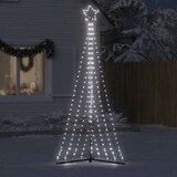 vidaXL Lučke za novoletno jelko 447 LED diod hladno bele 249 cm | Shoptok.si