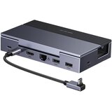 Ugreen 6-V-1 USB-C PRIKLOPNA POSTAJA ZA PRENOSNIK, TELEFON IN ADAPTER, SIVA, (5000261422) | Shoptok.si