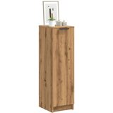 vidaXL Omarica za čevlje artisan hrast 29,5x35x100,5 cm inženirski les Cene