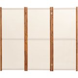 Sobna pregrada s 3 panela krem bijela 210 x 180 cm | Eponuda.ba