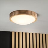 Brilagi LED plafonsko svetlo CARVALHO MODERN SLIM 1xE27/60W/230V Ø 27,5 cm hrast | Eponuda.com
