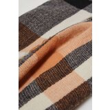 Marisse Peach Checkered Scarf | Shoptok.si