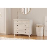 Hanah home Rb-180 matte white dresser Cene