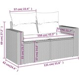  8-dijelni set vrtnih sofa od poliratana s jastucima sivi | shoptok.hr