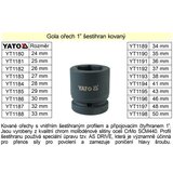 Yato Šesterokotnik Gola oreh 1" kovan 30mm, (20687511) Cene