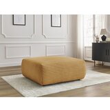 Bobochic Paris Gorčično rumen tabure iz rebrastega žameta Lucien – | Shoptok.si