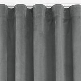  Curtain VILA color graphite style classic transparent wave tape 7 cm velvet 200x270 HOMEDE | shoptok.hr