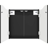 Kabinet za mete Crna 56 x 12 x 63 cm Konstruirano drvo | shoptok.hr