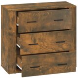  Komoda boja dimljenog hrasta 80x33x70 cm od konstruiranog drva | Eponuda.ba