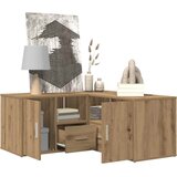  Kutni ormarić boja hrasta 160 x 40 x 45 cm konstruirano drvo | shoptok.hr