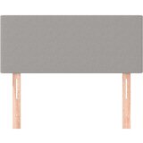  Uzglavlje svjetlosivo 80 x 5 x 78/88 cm od tkanine | shoptok.hr