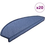  Prostirke za stepenice 20 kom 65x24x4 cm plave poluokrugle velike | shoptok.hr