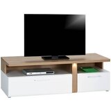 Hom`in TV-ELEMENT bela, barve hrasta | Shoptok.si