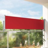  Uvlačiva bočna tenda za terasu 80 x 300 cm crvena | shoptok.hr