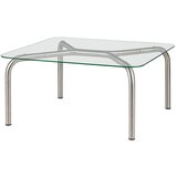 noo.ma Stolić za kavu sa staklenom pločom stola u srebrnoj boji 60x80 cm Uku – | shoptok.hr