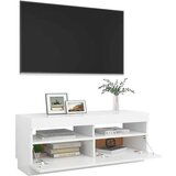 vidaXL TV ormarić s LED svjetlima bijeli 100 x 35 x 40 cm | shoptok.hr