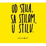 Aca Top Cat Nalepnica Samo stil, 7.5x5.5cm, Žuta Cene