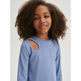 Reserved - Rebrasta haljina - svjetloplavo | shoptok.hr