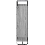  Visoka komoda Siva Sonoma 80 x 37.5 x 144 cm Prerađeno drvo - Siva Sonoma 80 x 37.5 x 144 cm | shoptok.hr