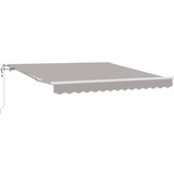  Povlačivi tende Svjetlosiva 350 x 250 cm Tkanina i Aluminij | shoptok.hr