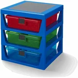 Lego Plavi organizator s 3 ladice za odlaganje