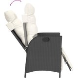 3-dijelni vrtni blagovaonski set s jastucima od poliratana crni | shoptok.hr