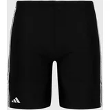 Adidas Kopalne hlače 3-Stripes črna barva, HT2096